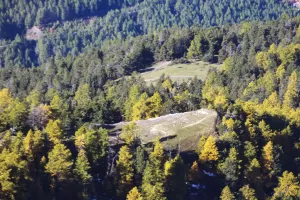 Ligne Maginot - GRANDE MAYE OUEST - (Position d'artillerie préparée) - Les emplacements de la batterie