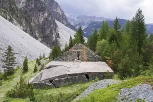 Ligne Maginot - LES AITTES - (Casernement) - Vue du casernement