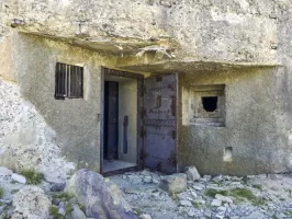 Ligne Maginot - COL DE GRANON - (Ouvrage d'infanterie) - Le bloc 1 
L'entrée de l'ouvrage