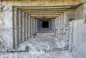 Ligne Maginot - COL DE GRANON - (Ouvrage d'infanterie) - Bloc 3
Créneau JM