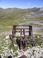 Ligne Maginot - TéLéPHéRIQUE BUFFERE-TETE NOIRE (STATION HAUTE) - (Téléphérique ( Recette)) - Téléphérique construit par le 4° Génie. Utilisation à définir.
Station Haute