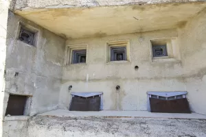 Ligne Maginot - JANUS - (Ouvrage d'artillerie) - Bloc 2
Les créneaux