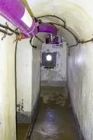 Ligne Maginot - GONDRAN E - (Ouvrage d'infanterie) - Bloc 2
Le créneau pour FM au bout de la galerie