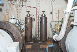 Ligne Maginot - SAINT OURS BAS (SOB) - (Ouvrage d'infanterie) - Usine électrique
Bouteilles de lancement des moteurs (air comprimé)