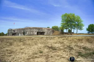 Ligne Maginot - BOIS DU FOUR - A5 - (Ouvrage d'infanterie) - La façade 'Est' et 'Centrale' de l'ouvrage.