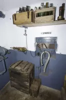 Ligne Maginot - BOIS DU FOUR - A5 - (Ouvrage d'infanterie) - Chambre de tir centrale
Caponnière FM et goulotte lance-grenades