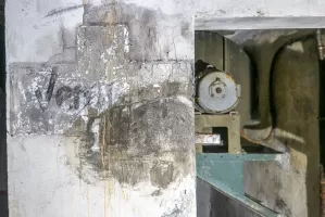 Ligne Maginot - SAINT OURS HAUT (SOH) - (Ouvrage d'artillerie) - Bloc 1
Etage inférieur. 
Ventilateur