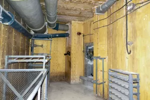 Ligne Maginot - SAINT OURS HAUT (SOH) - (Ouvrage d'artillerie) - Bloc 2
Etage supérieur
Chambre pour 2 hommes et caponnière FM