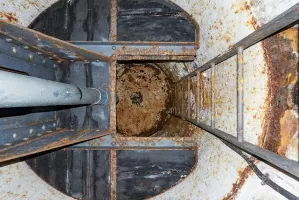 Ligne Maginot - SAINT OURS HAUT (SOH) - (Ouvrage d'artillerie) - Bloc 3
Intérieur de la cloche GFM