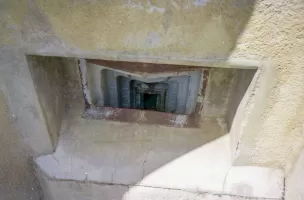 Ligne Maginot - SAINT OURS HAUT (SOH) - (Ouvrage d'artillerie) - Bloc 5
Créneau de mortier de 81 mm