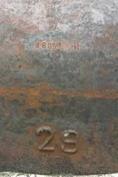 Ligne Maginot - SAINT OURS HAUT (SOH) - (Ouvrage d'artillerie) - Bloc 5
Marquages sur la cloche GFM
