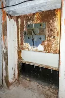 Ligne Maginot - SAINT OURS HAUT (SOH) - (Ouvrage d'artillerie) - Bloc 5
Etage supérieur
Créneau FM couvrant la chambre de tir des mortiers de 81