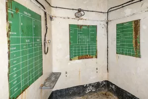 Ligne Maginot - SAINT OURS HAUT (SOH) - (Ouvrage d'artillerie) - Bloc 5
Etage inférieur
PC pour mortiers de 81