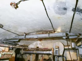Ligne Maginot - ROCHE LA CROIX (RLC) - (Ouvrage d'artillerie) - Usine électrique
Pont roulant pour l'entretien des moteurs