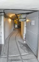 Ligne Maginot - ROCHE LA CROIX (RLC) - (Ouvrage d'artillerie) - Bloc 1
Couloir et la voie de 60