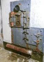Ligne Maginot - ROCHE LA CROIX (RLC) - (Ouvrage d'artillerie) - Bloc 2
Créneau pour mortier de 50 mm
