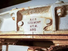 Ligne Maginot - ROCHE LA CROIX (RLC) - (Ouvrage d'artillerie) - Bloc 5
Étage supérieur
Mortiers de 75 Mle 1931