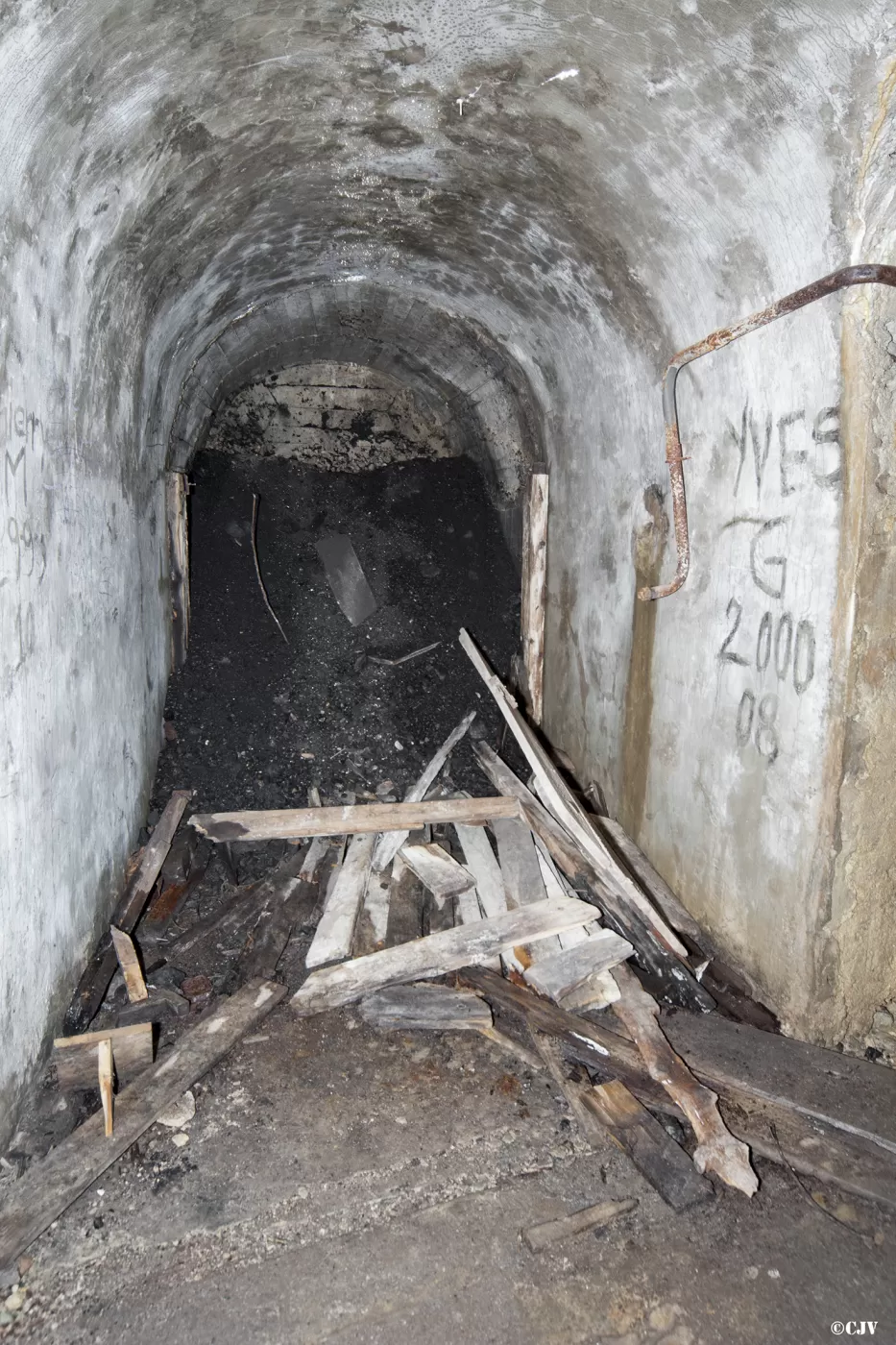 Ligne Maginot - COL DE GRANON - (Ouvrage d'infanterie) - Le stock de charbon - Lia VERMEULEN