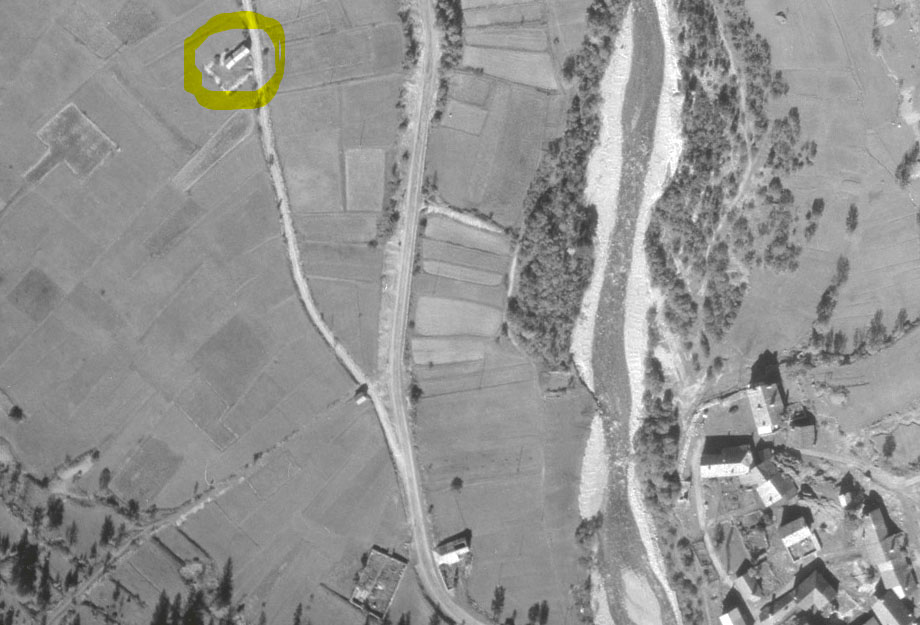 Ligne Maginot - PLAMPINET-L'OLIVE (RECETTE BASSE) - (Téléphérique ( Recette)) -  - IGN - Geoportail 1956
