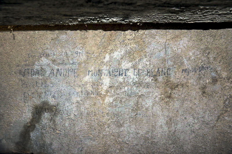 Ligne Maginot - ENROUYE - (Observatoire d'infanterie) - Quelques noms au dessus des créneaux - Alain Perouffe