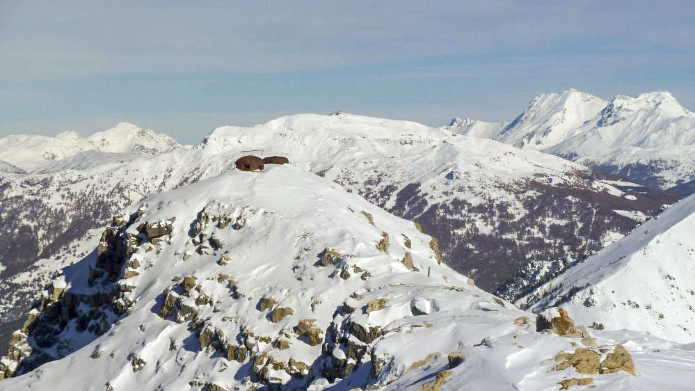 Ligne Maginot - JANUS - (Ouvrage d'artillerie) - Le bloc 4 sous la neige - LEGROS Jérôme