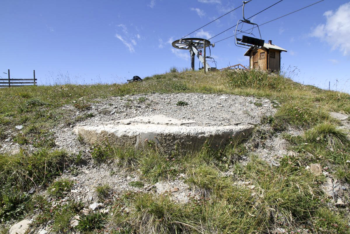 Ligne Maginot - Pilule du GONDRAN A - La pilule en 2011 presque totalement remblayée - Alain Perouffe