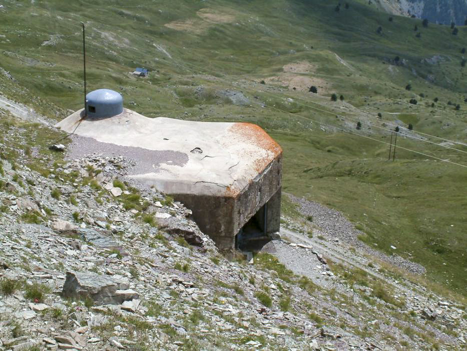Ligne Maginot - GONDRAN E - (Ouvrage d'infanterie) - Bloc 1
Entrée de l'ouvrage - Léon CARPENTIER