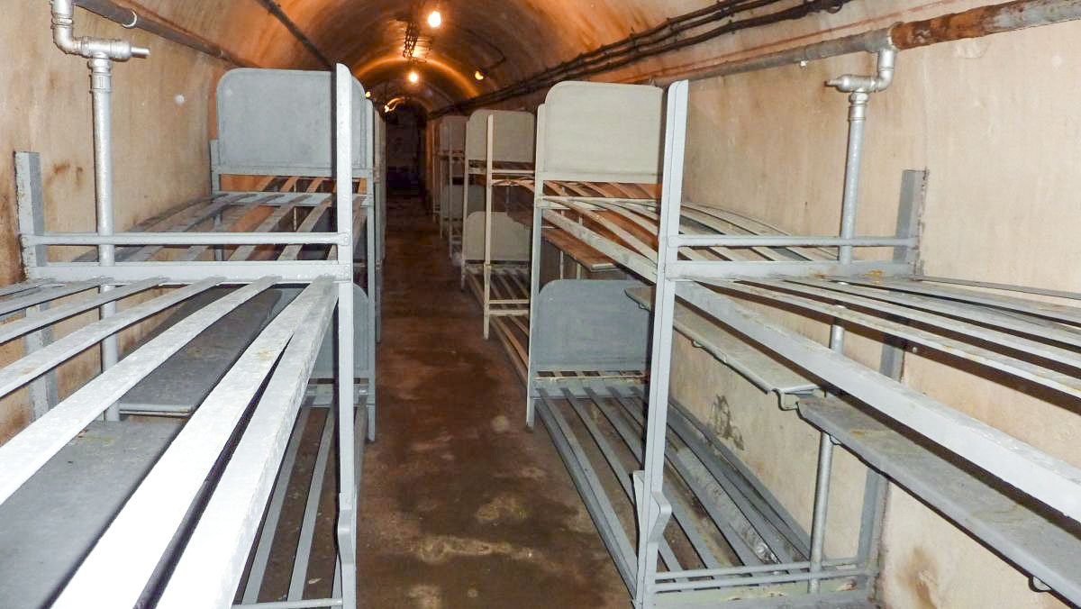 Ligne Maginot - GONDRAN E - (Ouvrage d'infanterie) - Couchage troupe dans la galerie principale - ELLENA-CUNY