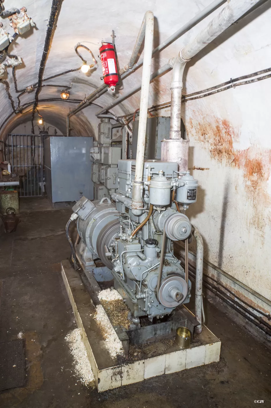 Ligne Maginot - GONDRAN E - (Ouvrage d'infanterie) - L'usine électrique
Groupe électrogène à moteur CLM208 - Lia VERMEULEN