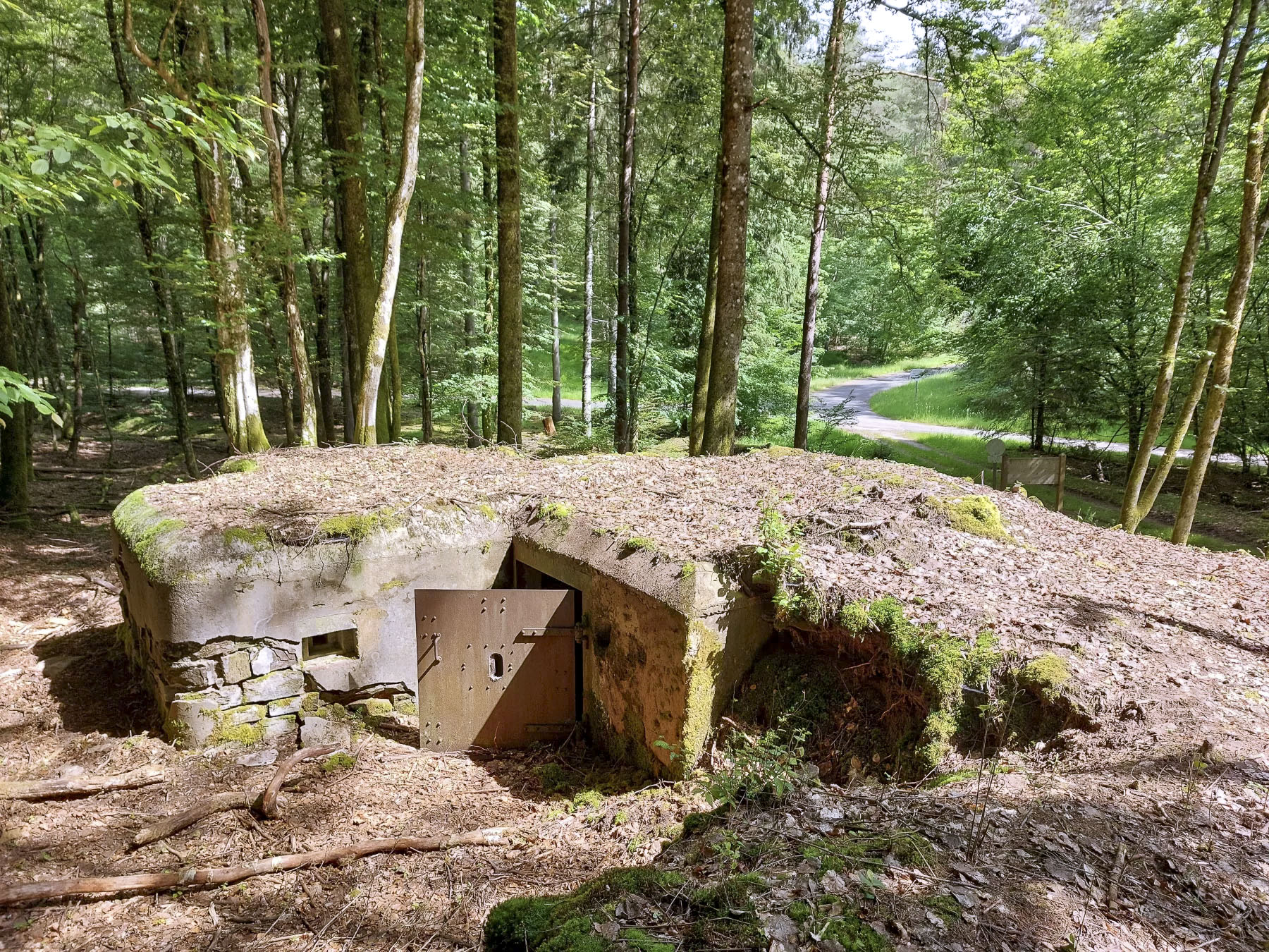 Ligne Maginot - DACHSECK 1 - (Blockhaus pour canon) - Caponnière et entrée du canon antichar - Gregory Fuchs