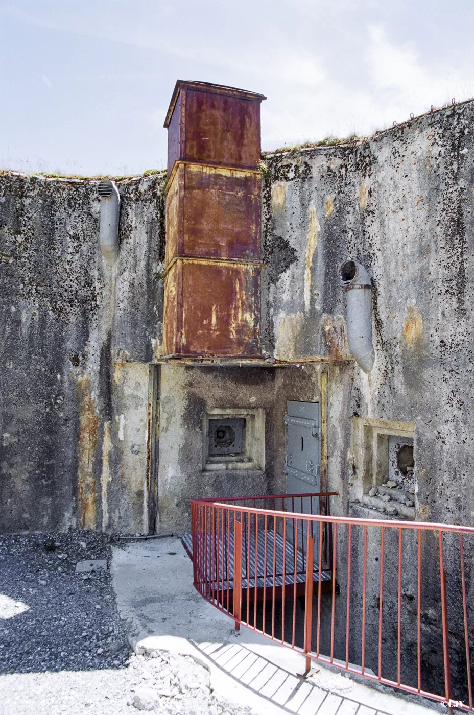 Ligne Maginot - SAINT OURS BAS (SOB) - (Ouvrage d'infanterie) - L'entrée - Lia VERMEULEN