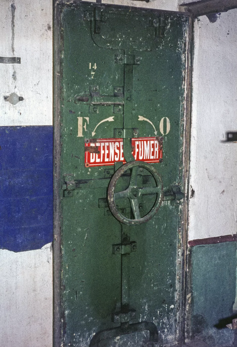 Ligne Maginot - BISTERBERG NORD II - C66 - (Casemate d'infanterie - Simple) - La porte étanche de la chambre de tir - MANSUY Michel