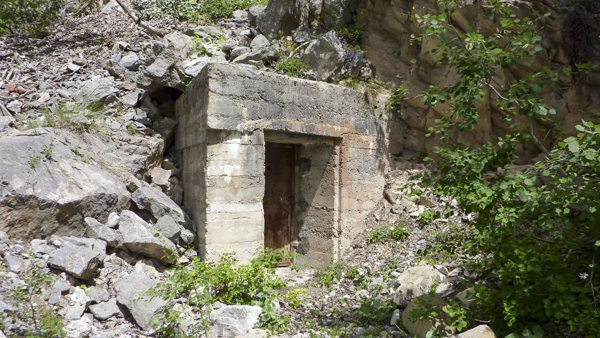 Ligne Maginot - LA LAME (QUARTIER VACHETTE - 91° BCA) - (PC de Quartier) - Entrée gauche -  ELLENA-CUNY