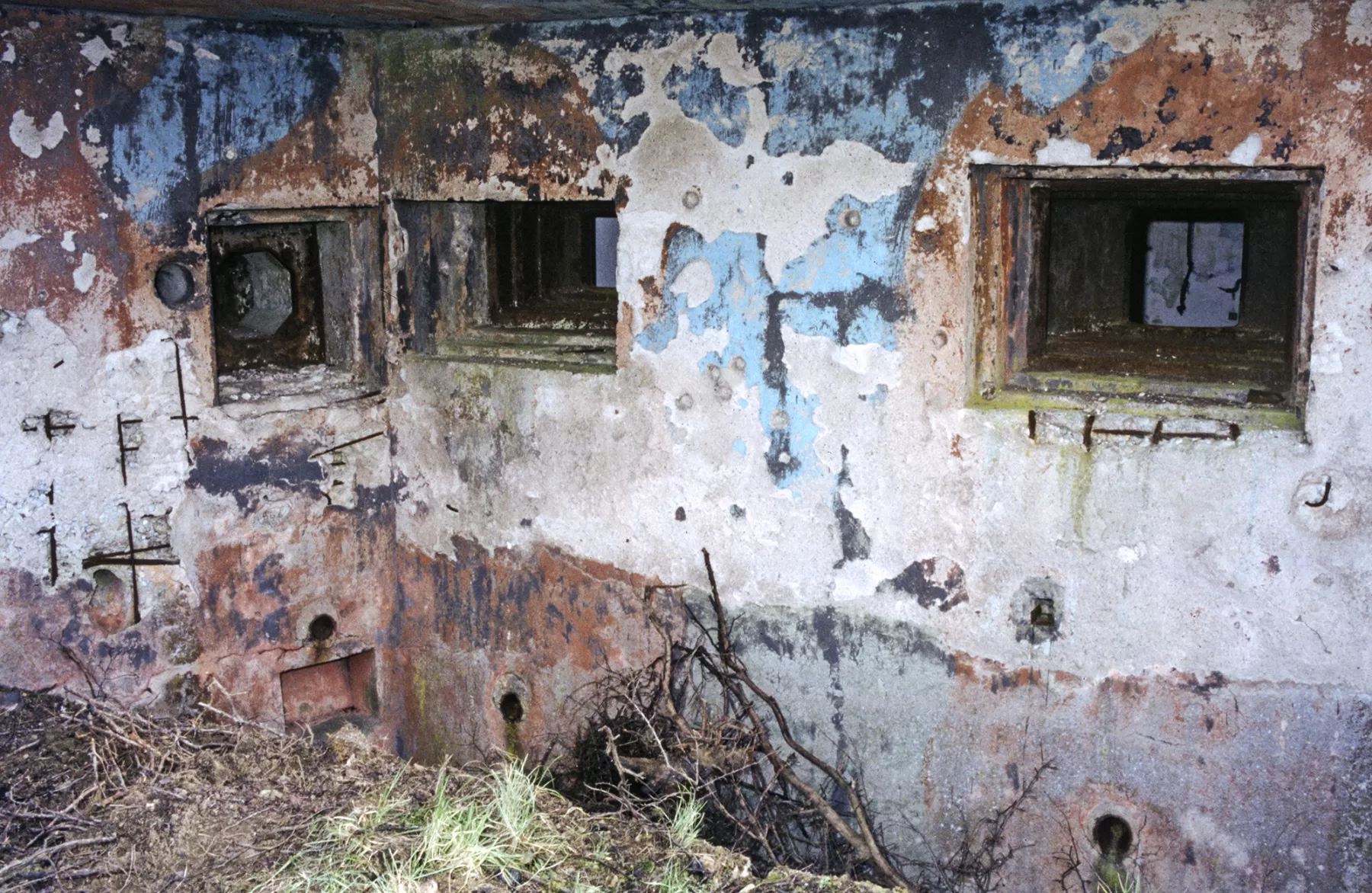 Ligne Maginot - BISTERBERG SUD III - C67 - (Casemate d'infanterie - Simple) - Les embrasures - MANSUY Michel