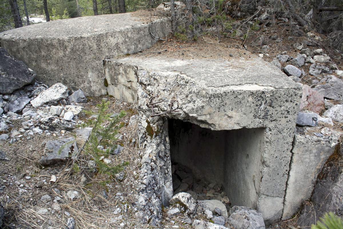 Ligne Maginot - LA PINATELLE 1 - (Blockhaus pour arme infanterie) - L'entrée - Michel & Philippe ZIMMER