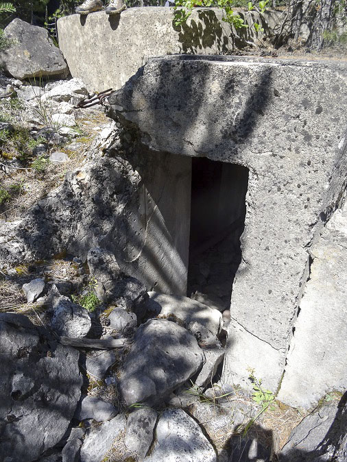 Ligne Maginot - LA PINATELLE 1 - (Blockhaus pour arme infanterie) - L'entrée - Forstenried