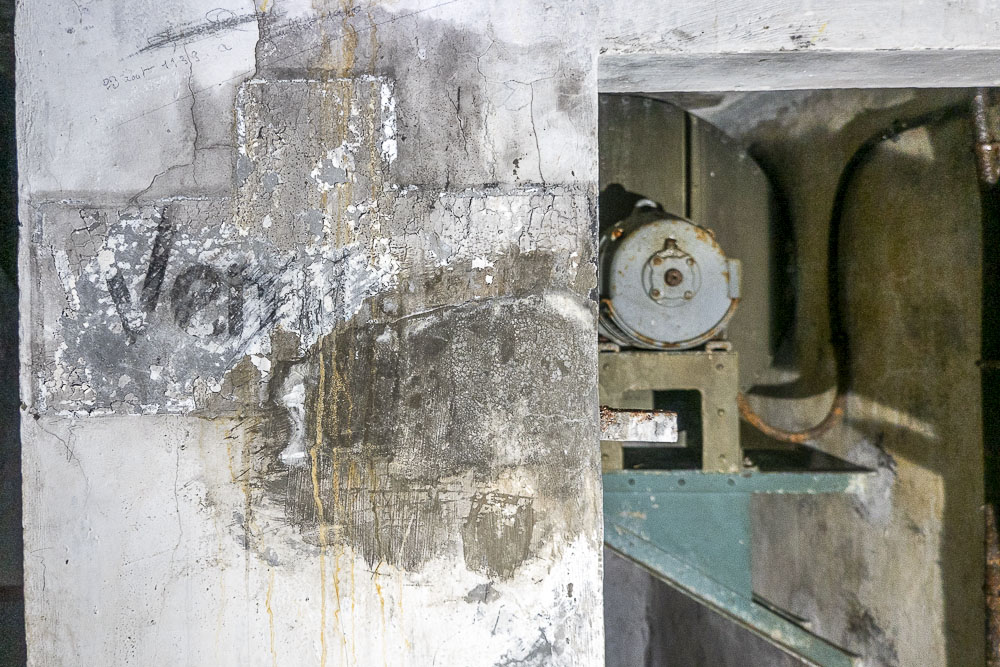 Ligne Maginot - SAINT OURS HAUT (SOH) - (Ouvrage d'artillerie) - Bloc 1
Etage inférieur. 
Ventilateur - Michel Teiten