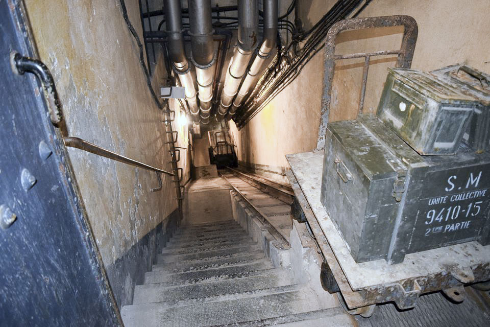 Ligne Maginot - SAINT OURS HAUT (SOH) - (Ouvrage d'artillerie) - Le plan incliné - NOEL Yves - AOM 22 juin
