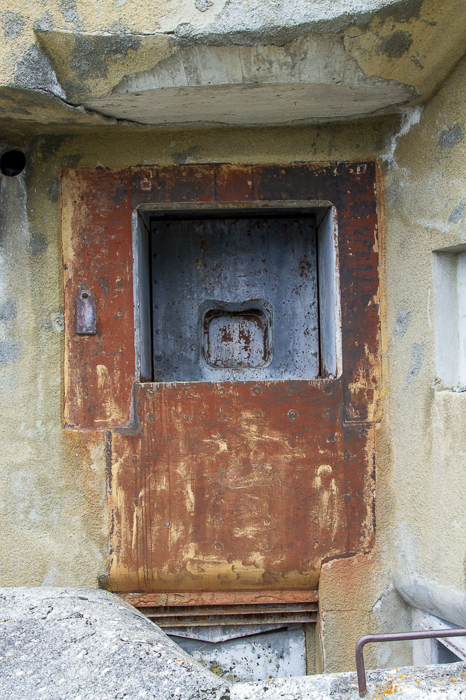 Ligne Maginot - SAINT OURS HAUT (SOH) - (Ouvrage d'artillerie) - Bloc 2
Gros plan de la trémie de 75 - Michel Teiten
