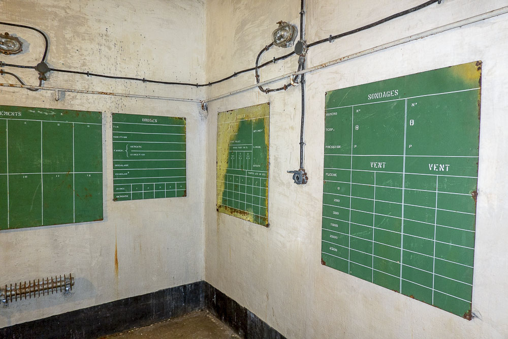 Ligne Maginot - SAINT OURS HAUT (SOH) - (Ouvrage d'artillerie) - Bloc 2
Etage intermédiaire
PC pour les mortiers de 81 - Michel Teiten