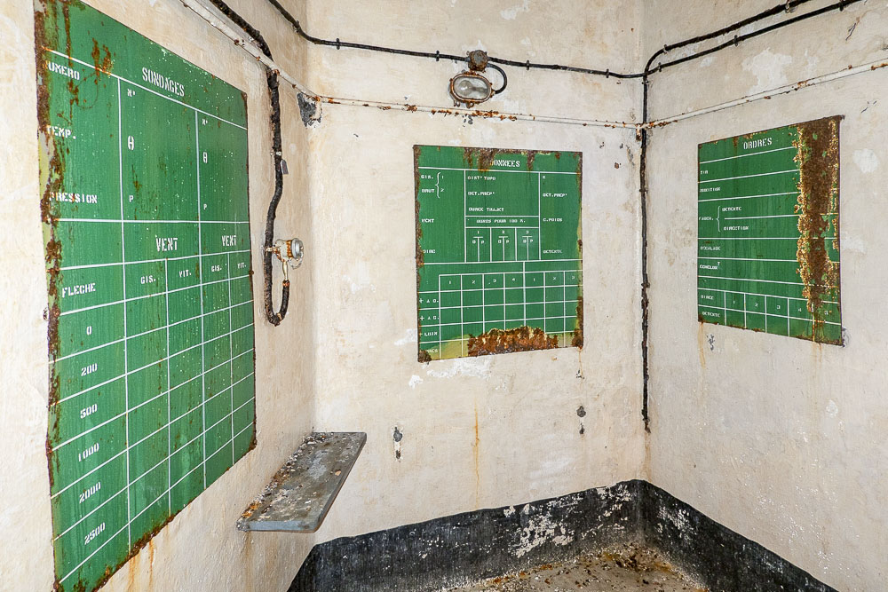 Ligne Maginot - SAINT OURS HAUT (SOH) - (Ouvrage d'artillerie) - Bloc 5
Etage inférieur
PC pour mortiers de 81 - Michel Teiten