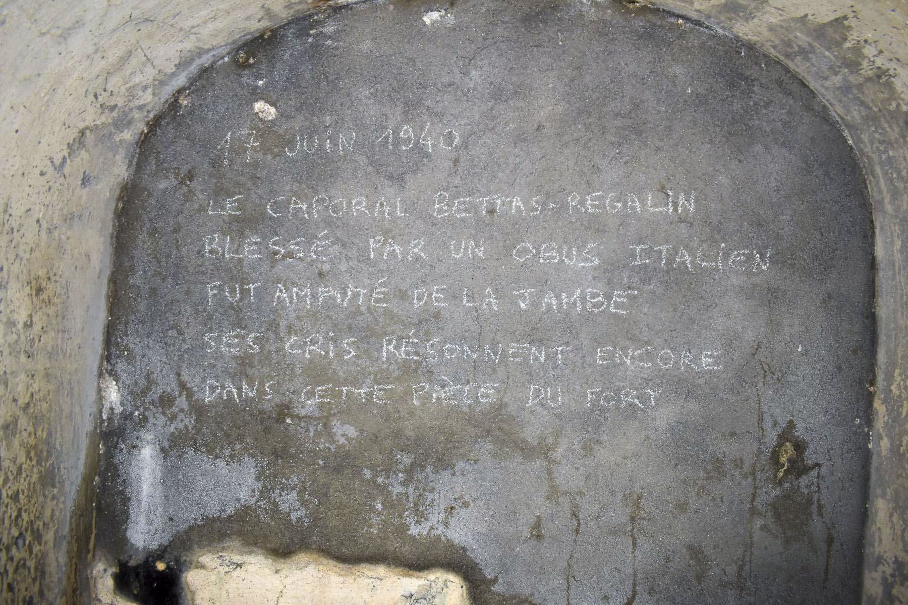 Ligne Maginot - SAINT OURS HAUT (SOH) - (Ouvrage d'artillerie) - Inscription - Daniel Froehly