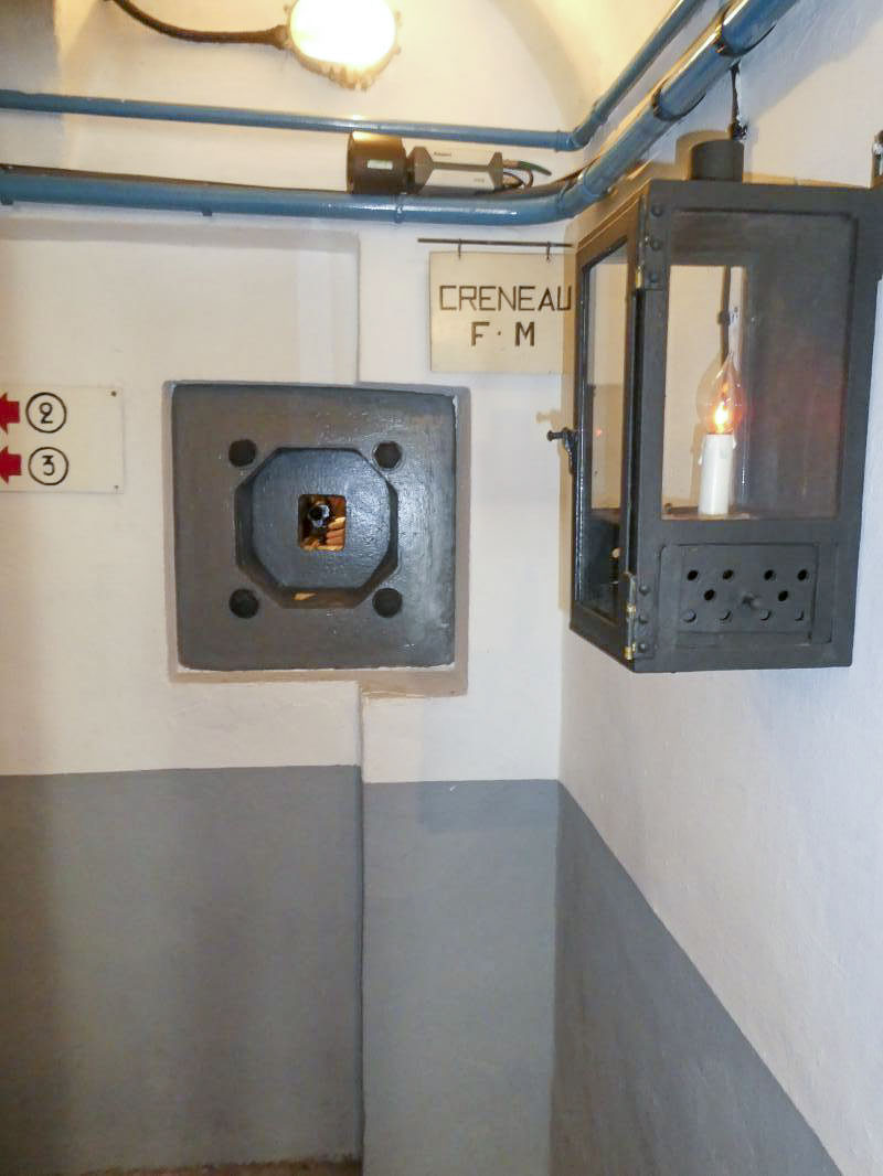 Ligne Maginot - FRESSINEA (FA) - (Ouvrage d'infanterie) - Le créneau FM de défense intérieur - ELLENA - CUNY