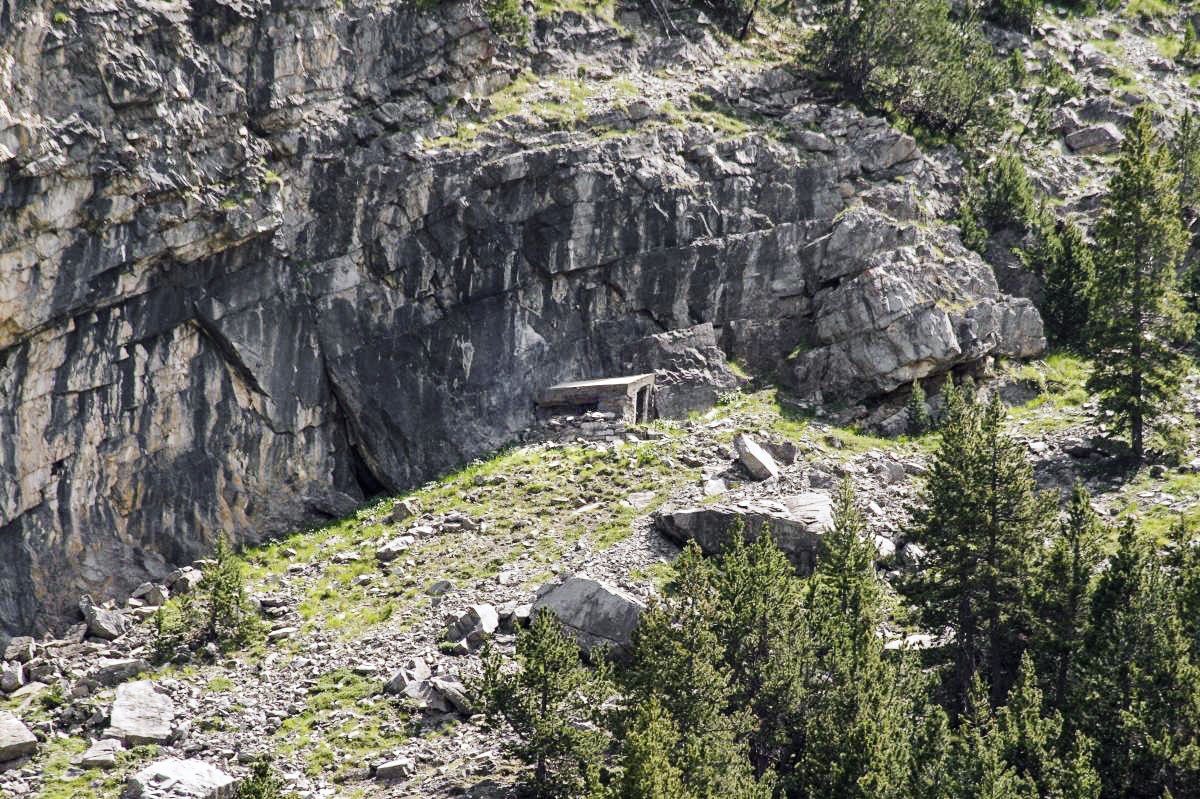 Ligne Maginot - LES AITTES OBSERVATOIRE - (Observatoire indéterminé) - L'observatoire depuis la Route des Fonds - Alain Perouffe