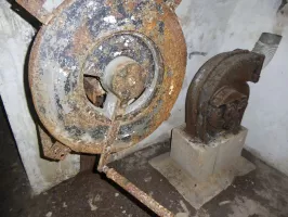 Ligne Maginot - LA PENA (PE) - (Ouvrage d'infanterie) - Le casernement intérieur
Ventilation manuelle