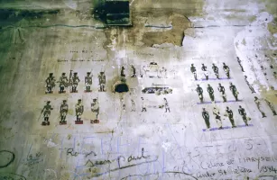 Ligne Maginot - MONT CHAUVE D'ASPREMONT - (Central téléphonique isolé) - Fresques / dessins
