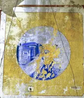 Ligne Maginot - TETE DE CHIEN - (Casernement) - Peinture murale dans le bâtiment G 
Mont Chauve d'Aspremont ??