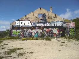 Ligne Maginot - TETE DE CHIEN - (Casernement) -  Les fresque du bâtiment G ont disparu
