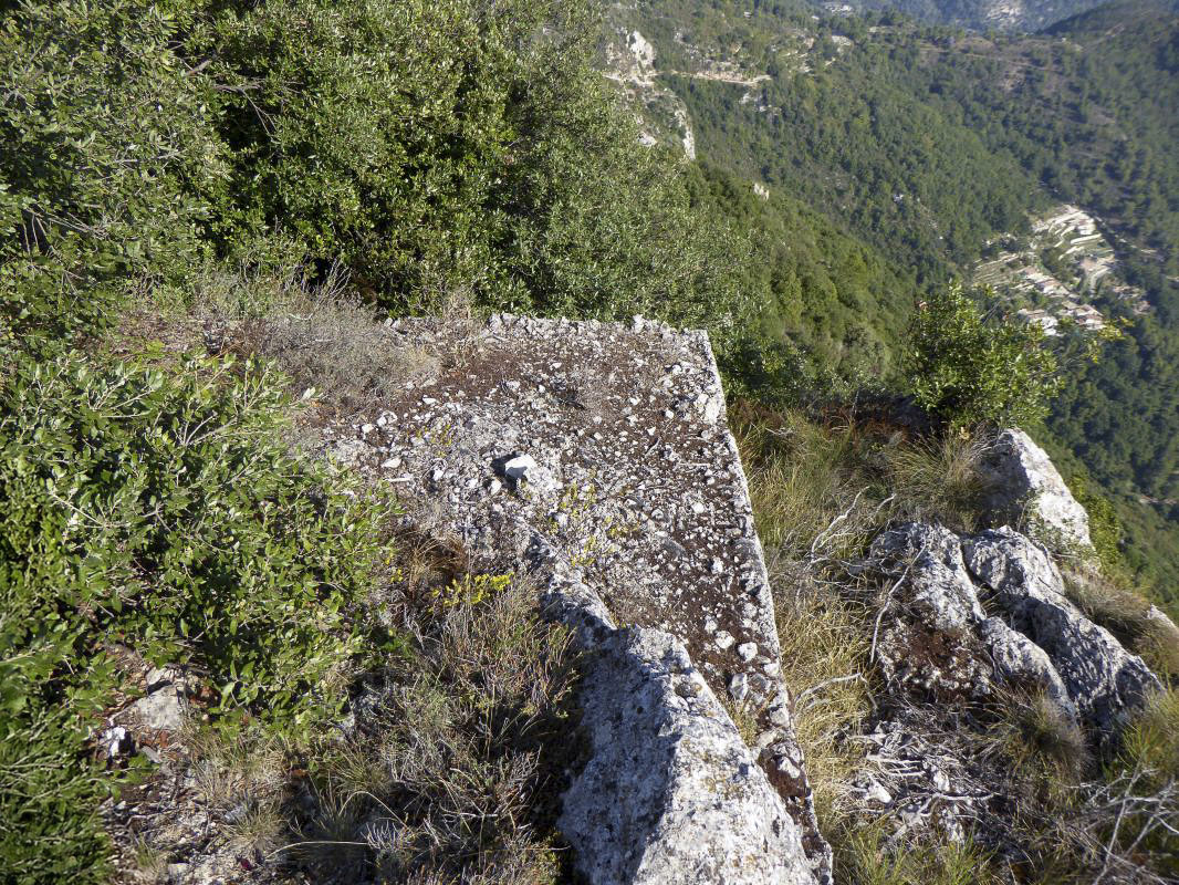Ligne Maginot - EST DU MONT GROS - (Observatoire d'artillerie) - Petite terrasse à proximité - ELLENA-CUNY