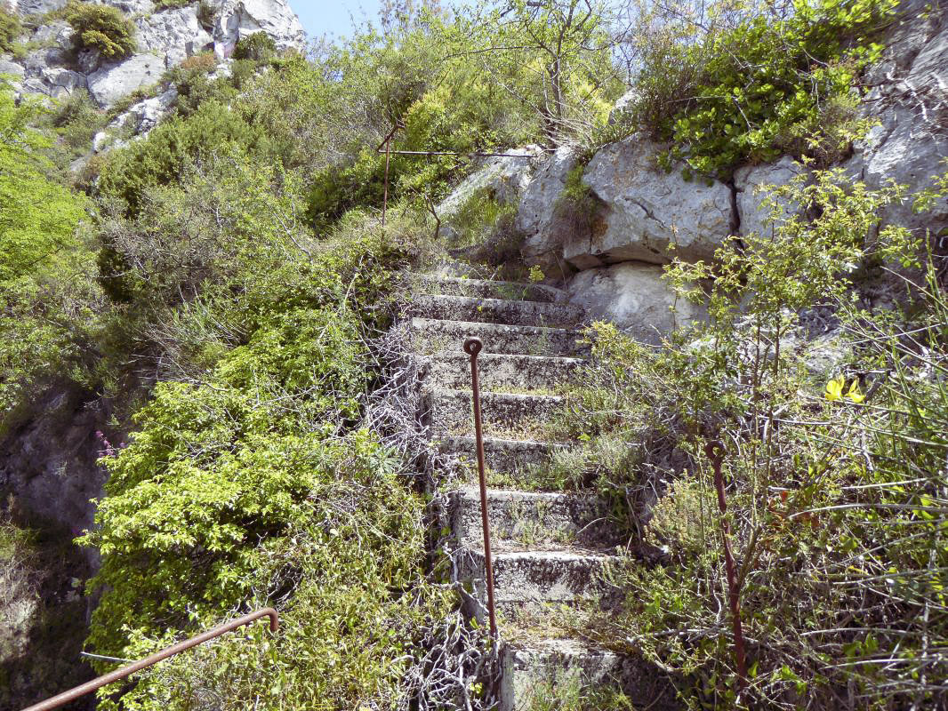 Ligne Maginot - LA PENA (PE) - (Ouvrage d'infanterie) - Vers le blockhaus 1 bis - ELLENA-CUNY